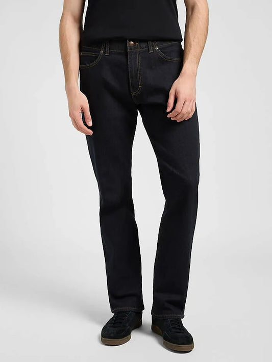 Men's Straight Taper Fit Rinse Dark Blue Jean DL4479