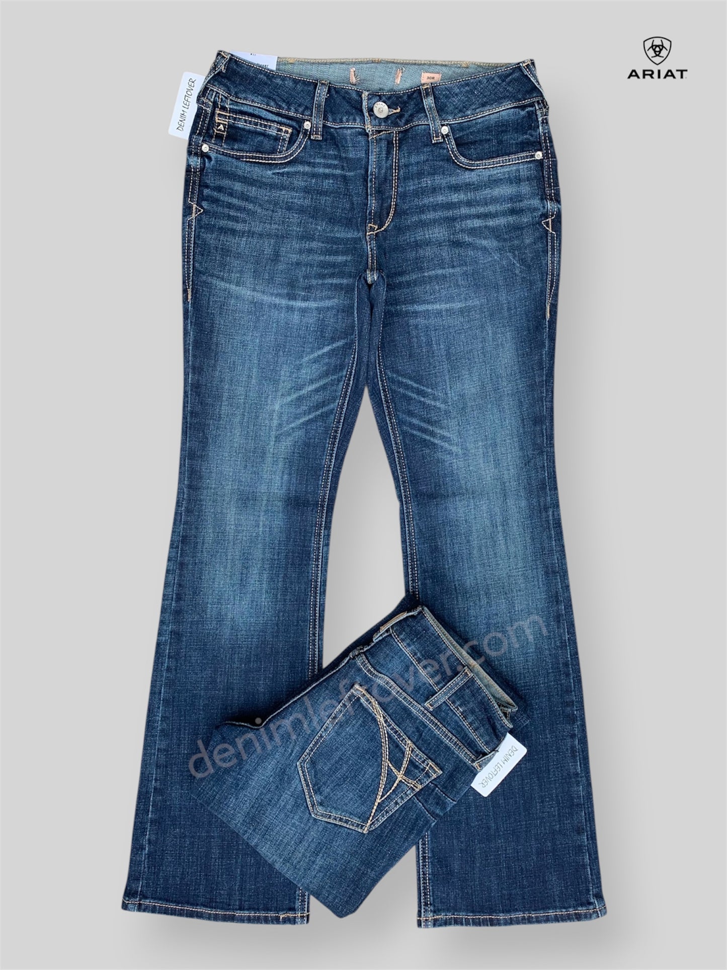 Women's Slim Bootcut Fit Dark Blue Jean DLW395 (Minor Fault)
