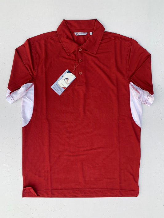 Men's Half Sleeve Red Polo Shirt DLT391
