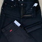 Men's Straight Fit Diamond Black Jean DL4451