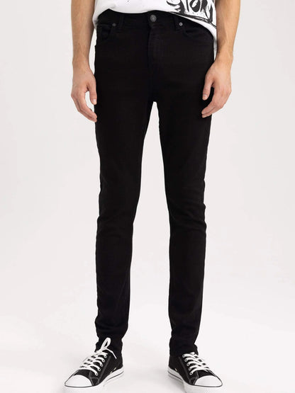 Men's Super Skinny Fit Black Jean DL4222