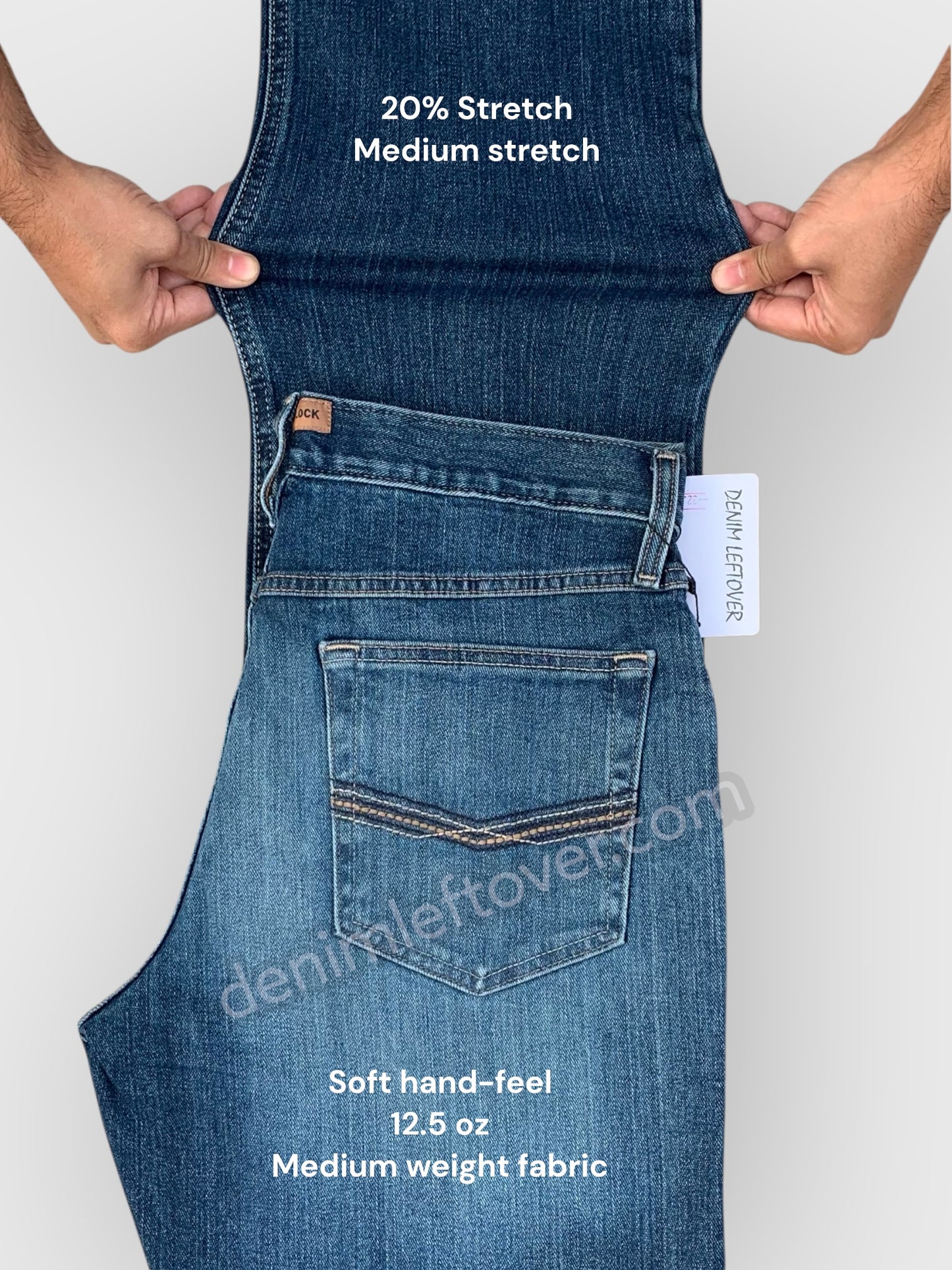 Men's Relaxed Bootcut Fit Dark Blue Jean DL4418