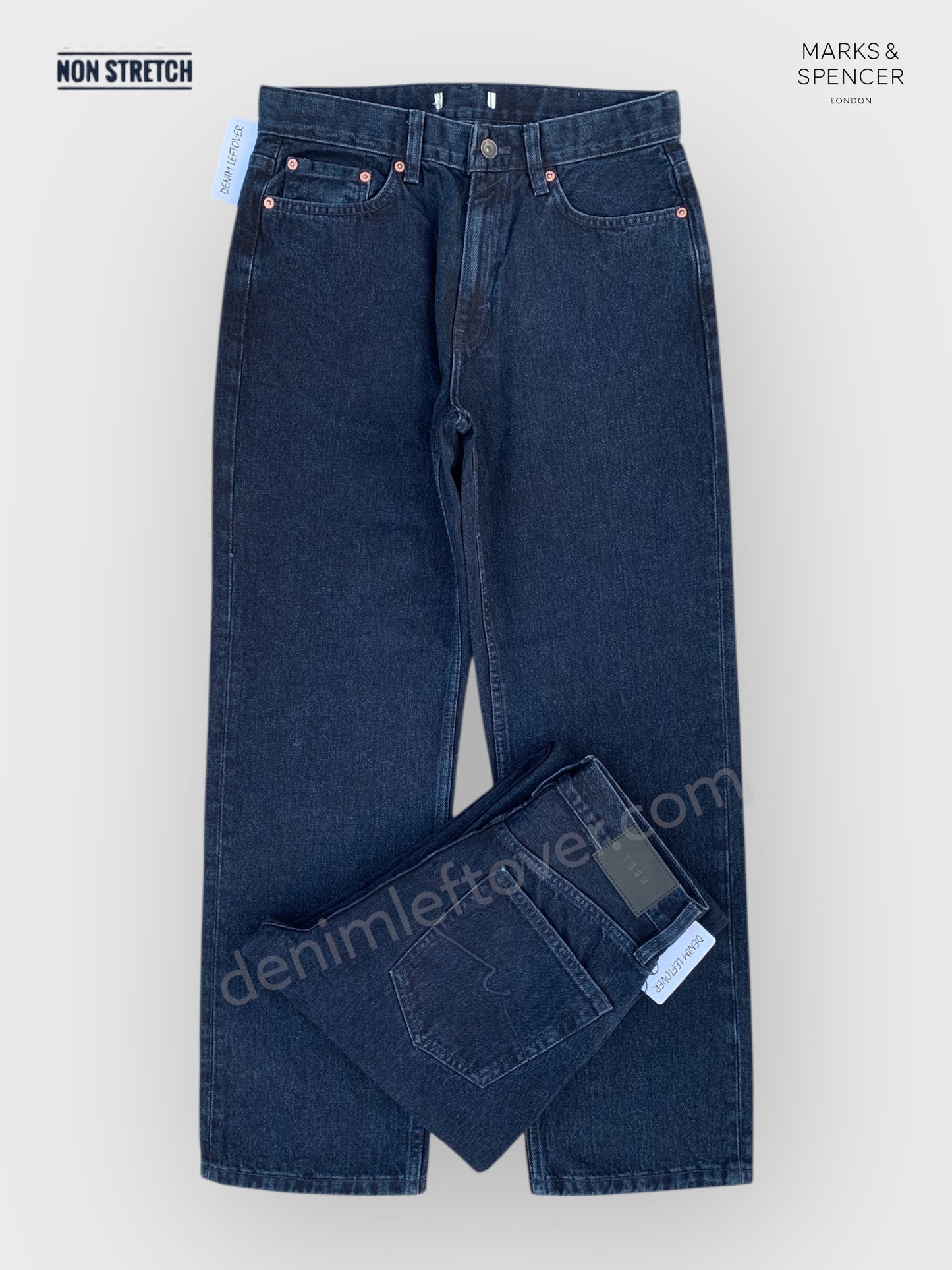 Men's Baggy Fit Dark Blue Jean DL4410 (Non Stretch)