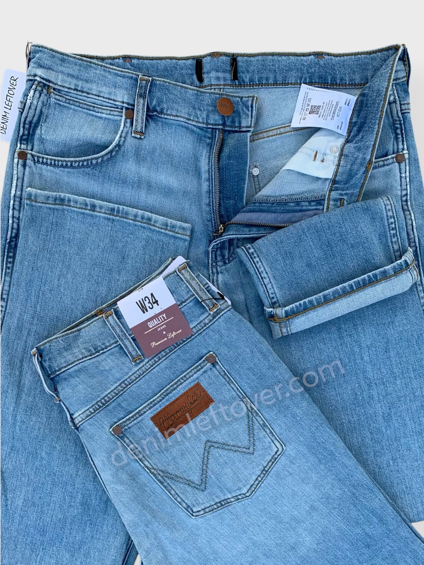 Men's Regular Fit Light Blue Jean DL4445