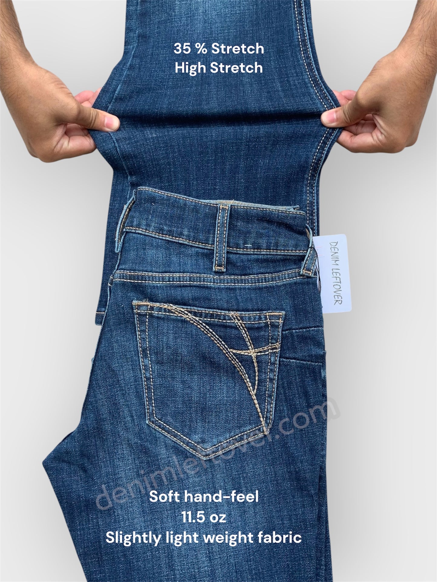 Women's Slim Bootcut Fit Dark Blue Jean DLW395 (Minor Fault)