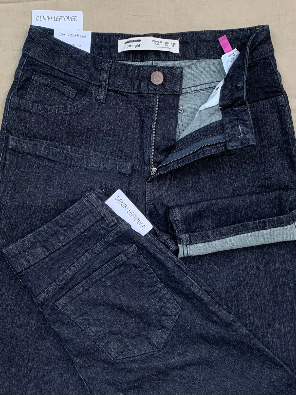 Men's Straight Fit Dark Blue Jean DL4484