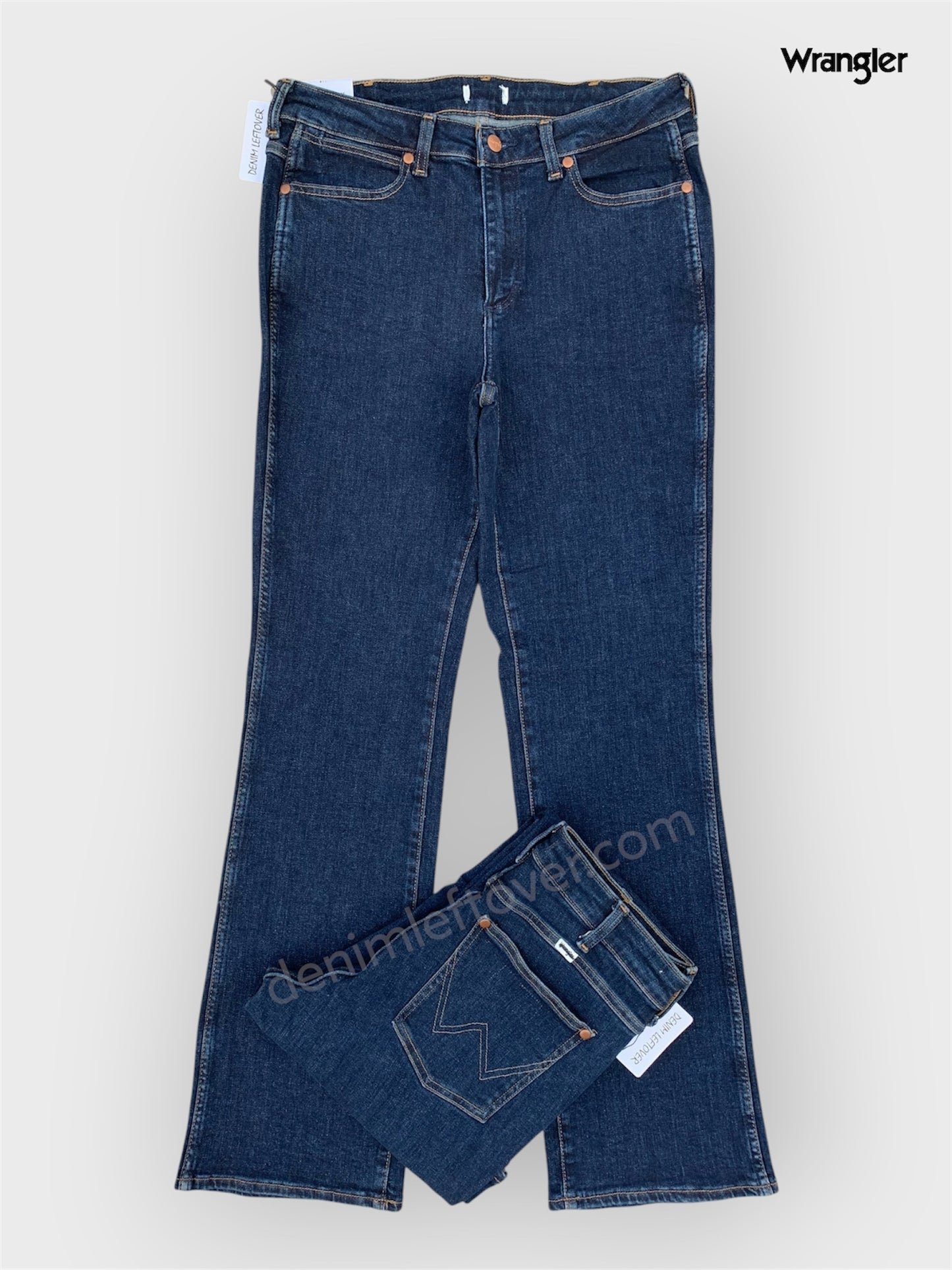 Women's Slim Bootcut Fit Dark Blue Jean DLW391