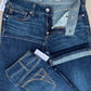 Women's Slim Bootcut Fit Dark Blue Jean DLW395 (Minor Fault)