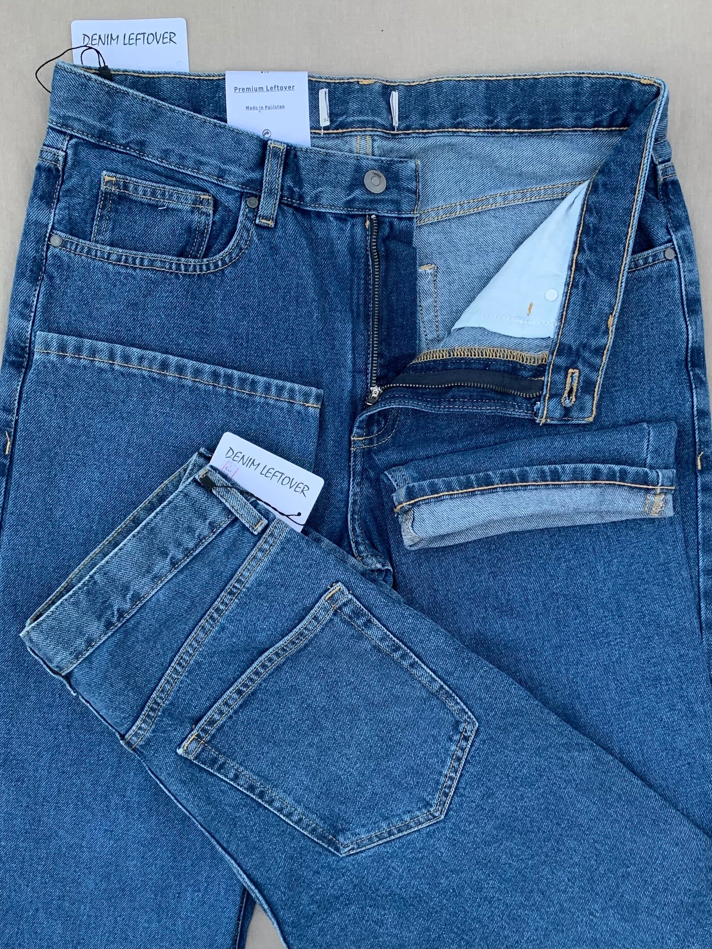 Men's Straight Fit Medium Blue Jean DL4453 (Non Stretch) (Minor Fault)