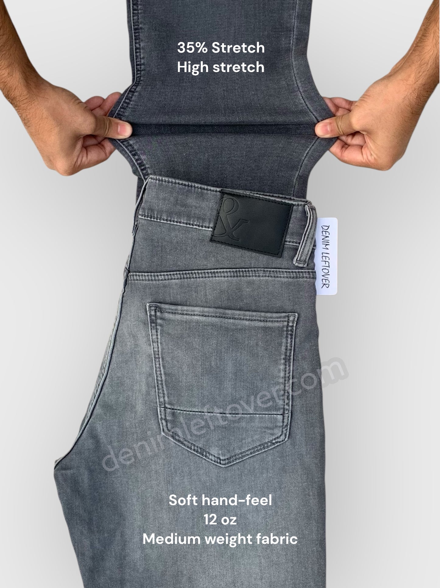 Men's Slim Fit Light Grey Jean DL4416