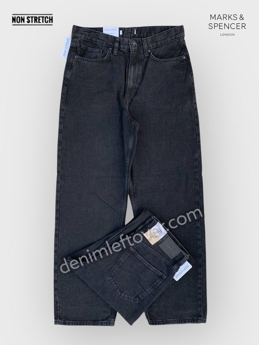 Men's Baggy Fit Diamond Black Jean DL4383 (Non Stretch)