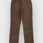 Men's Relaxed Fit Dark Green-Brown Cotton Pant DL4431 (Minor Fault)