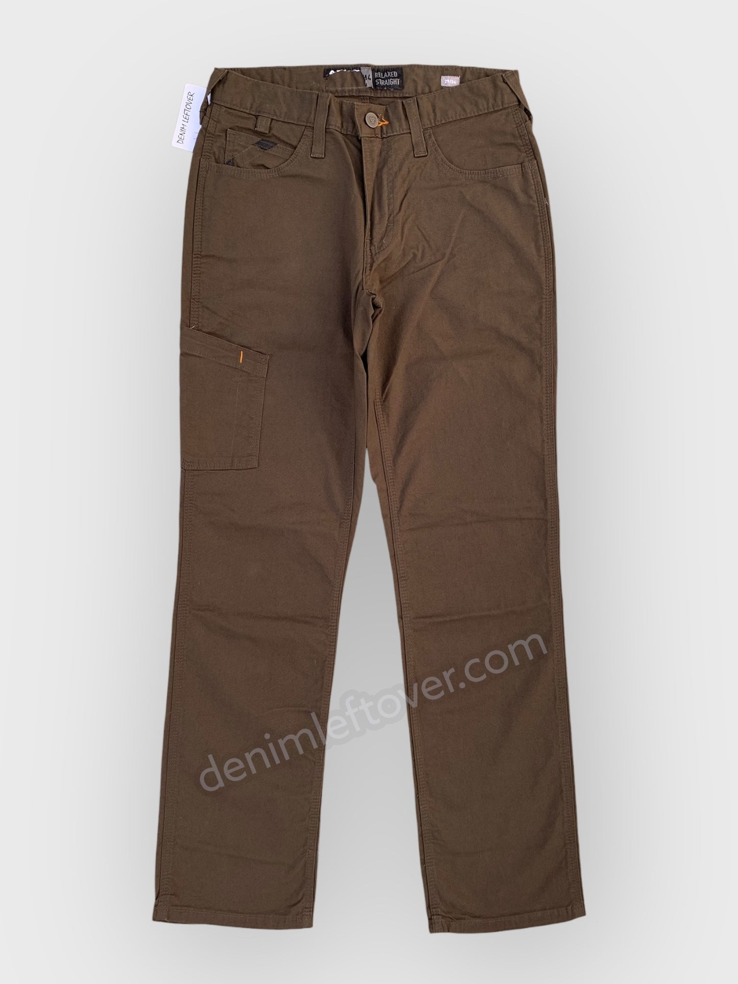 Men's Relaxed Fit Dark Green-Brown Cotton Pant DL4431 (Minor Fault)