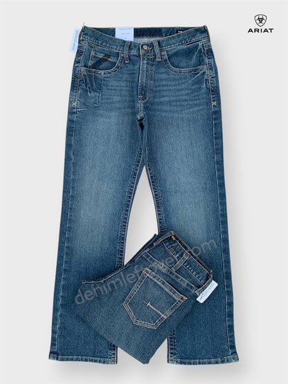 Men's Relaxed Bootcut Fit Tinted Blue Jean DL4465