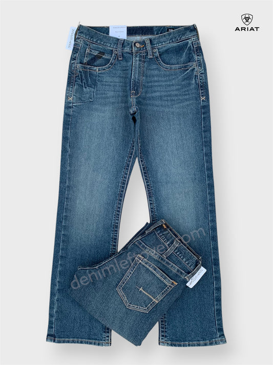 Men's Relaxed Bootcut Fit Tinted Blue Jean DL4465