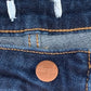 Women's Slim Bootcut Fit Dark Blue Jean DLW391