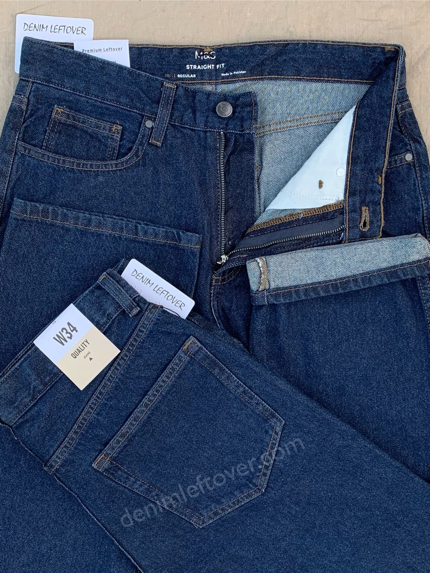 Men's Straight Fit Dark Blue Jean DL4401 (Non Stretch)