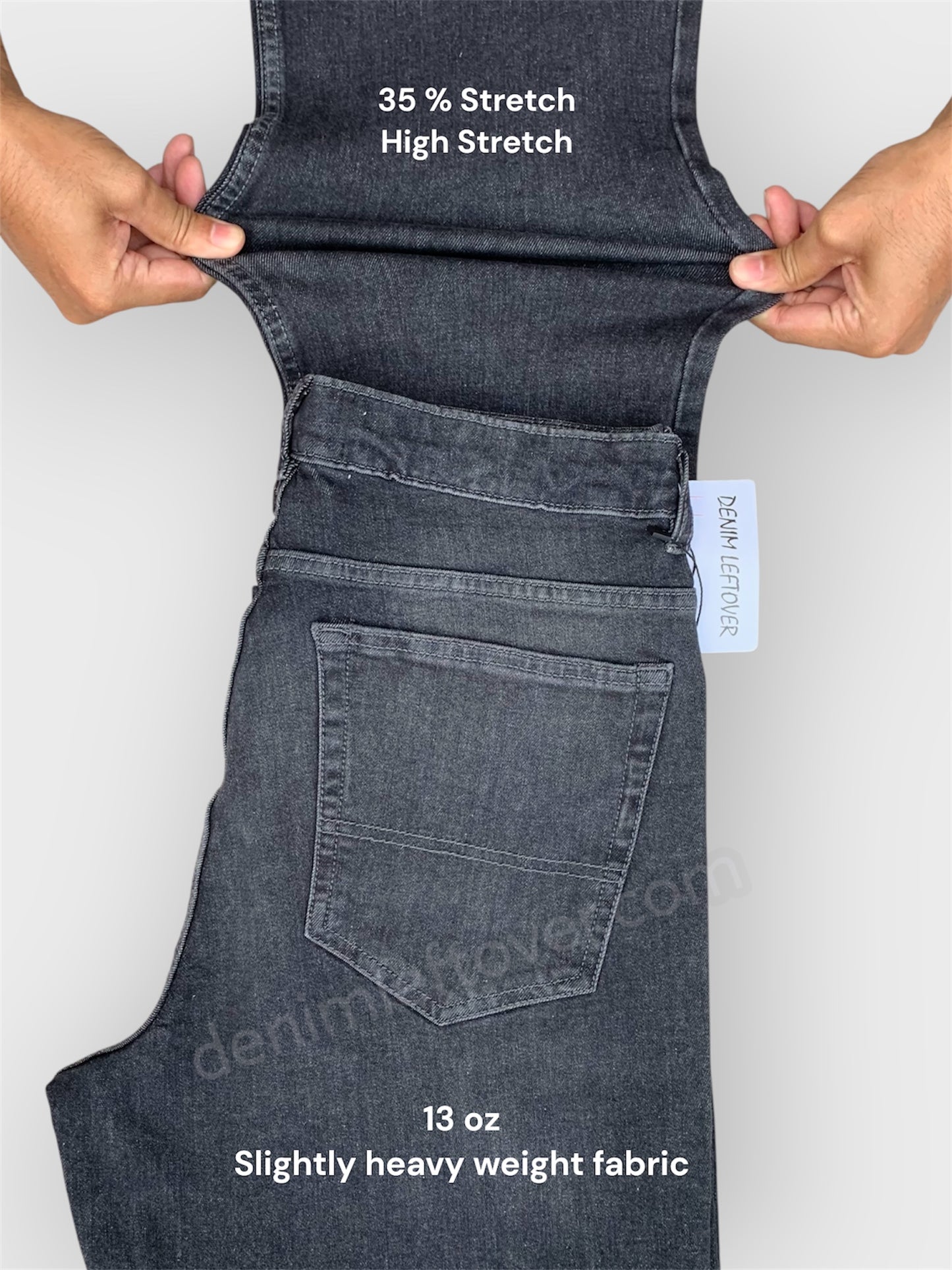 Men's Straight Fit Dark Grey Jean DL4477