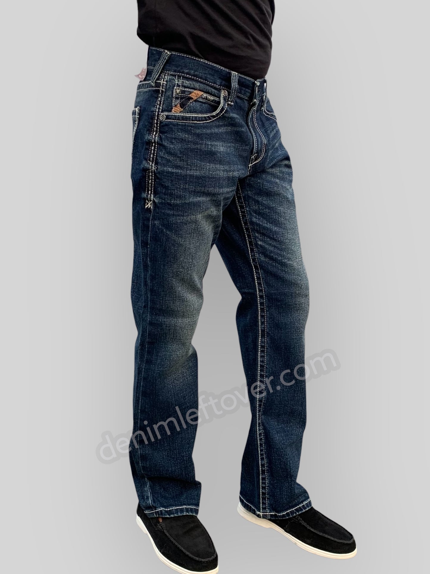 Men's Relaxed Fit Dark Blue Jean DL4396