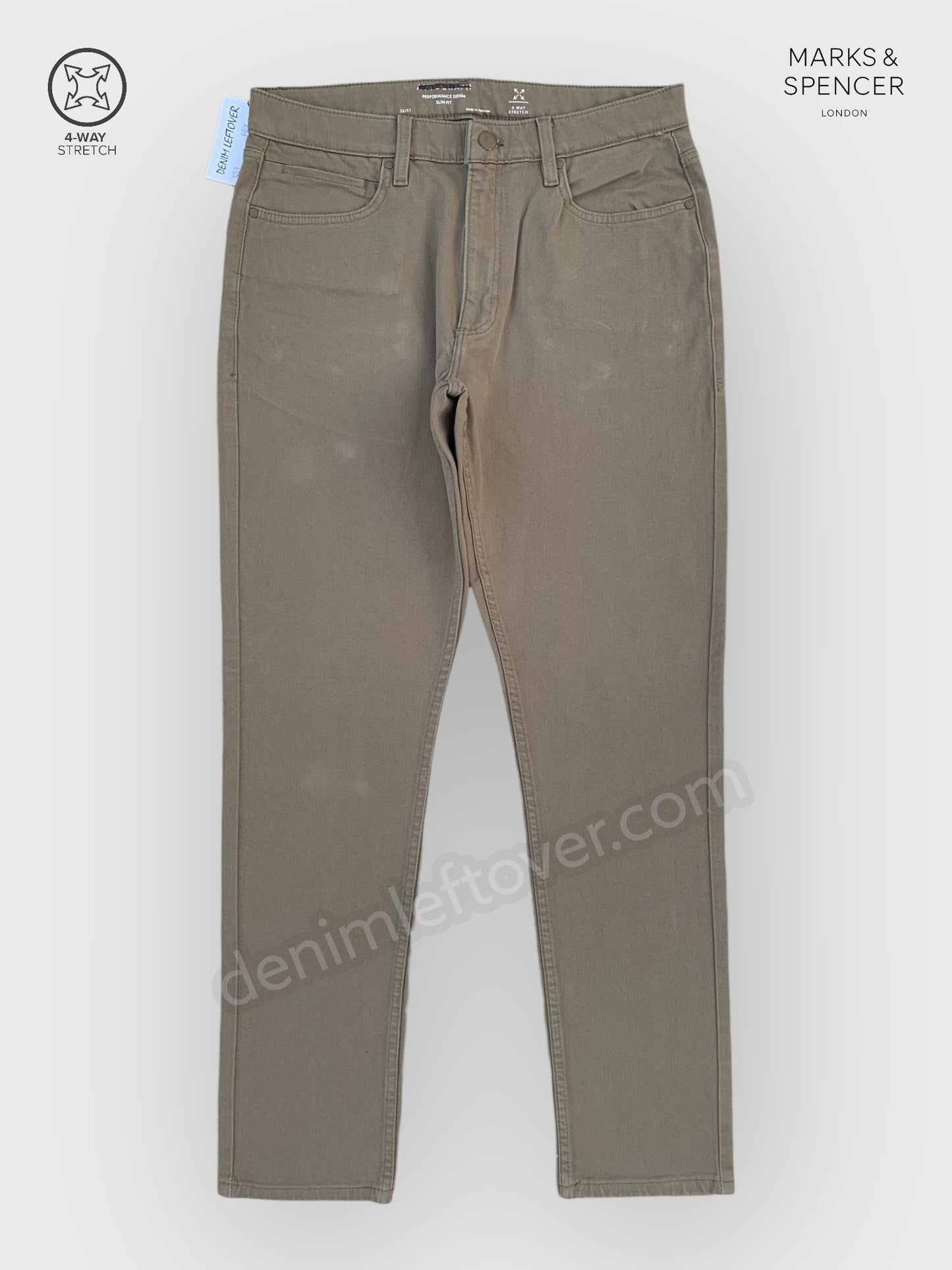 Men's Slim Fit Brown Jean DL4437