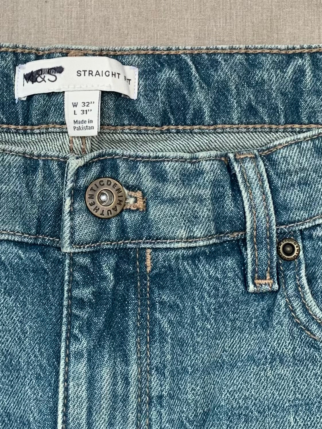 Men's Straight Fit Tinted Denim Jean DL4482 (Minor Fault)