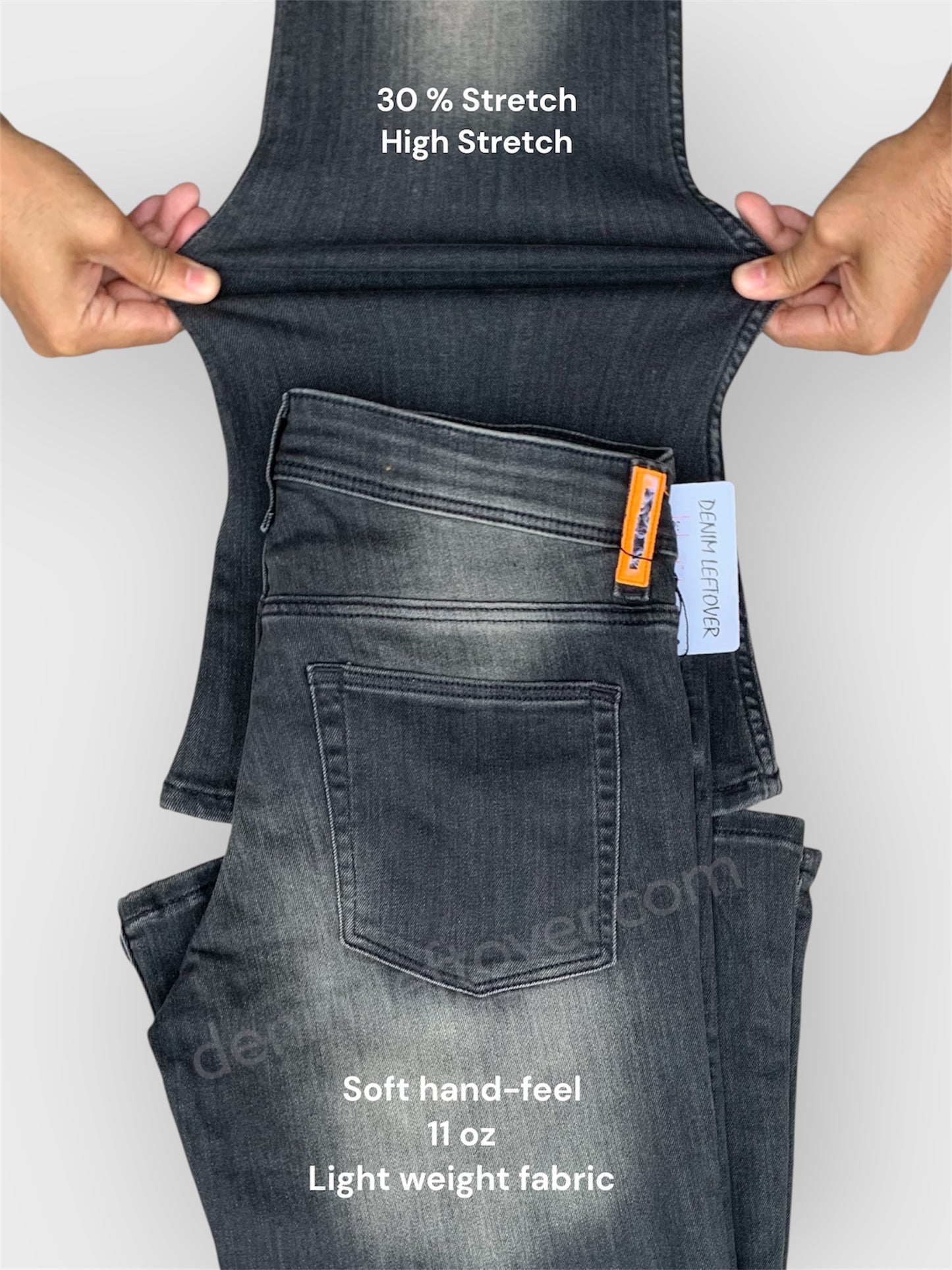 Women's Bell Bottom Fit Dark Grey Jean DLW398