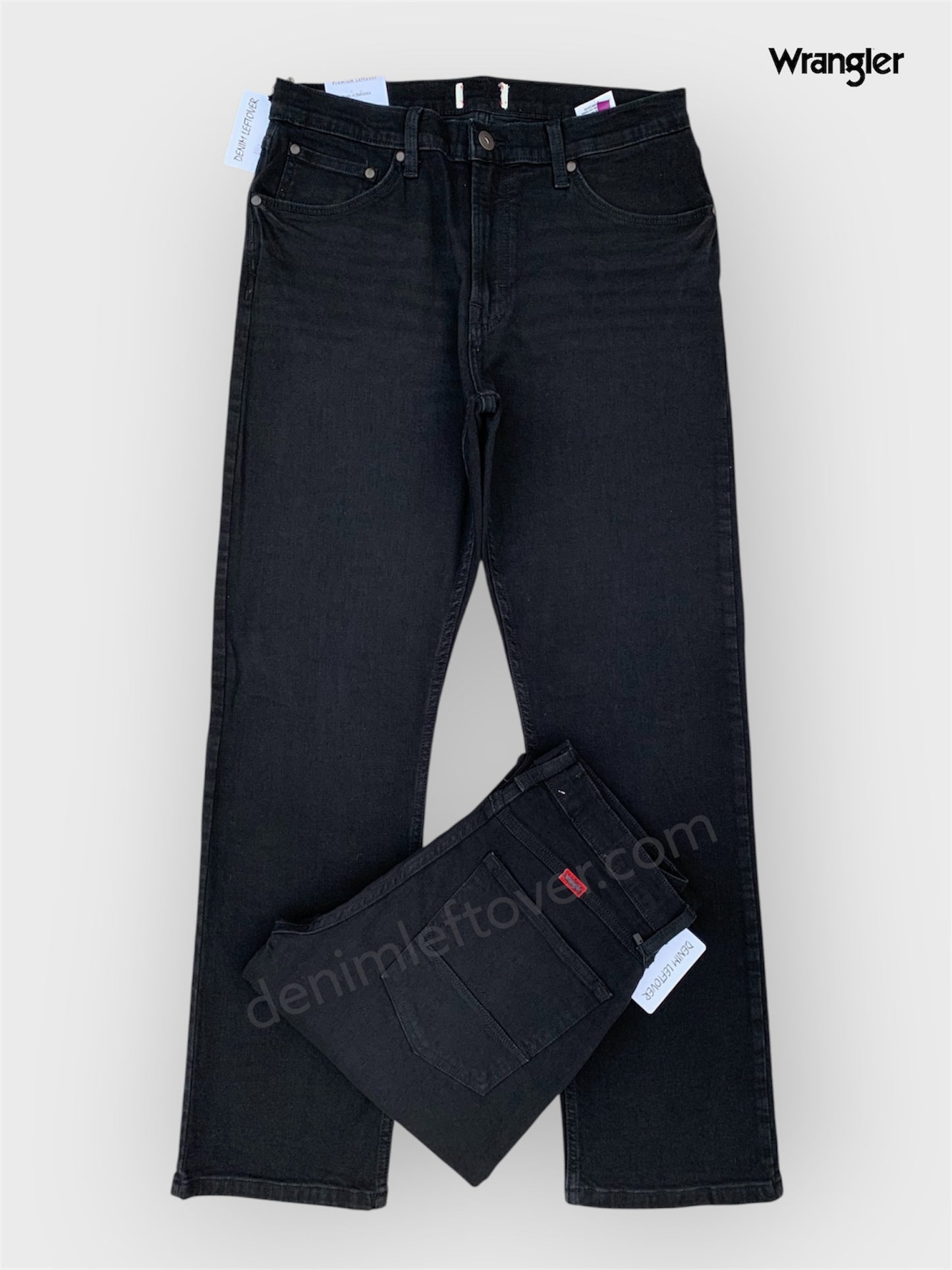 Men's Straight Fit Diamond Black Jean DL4451