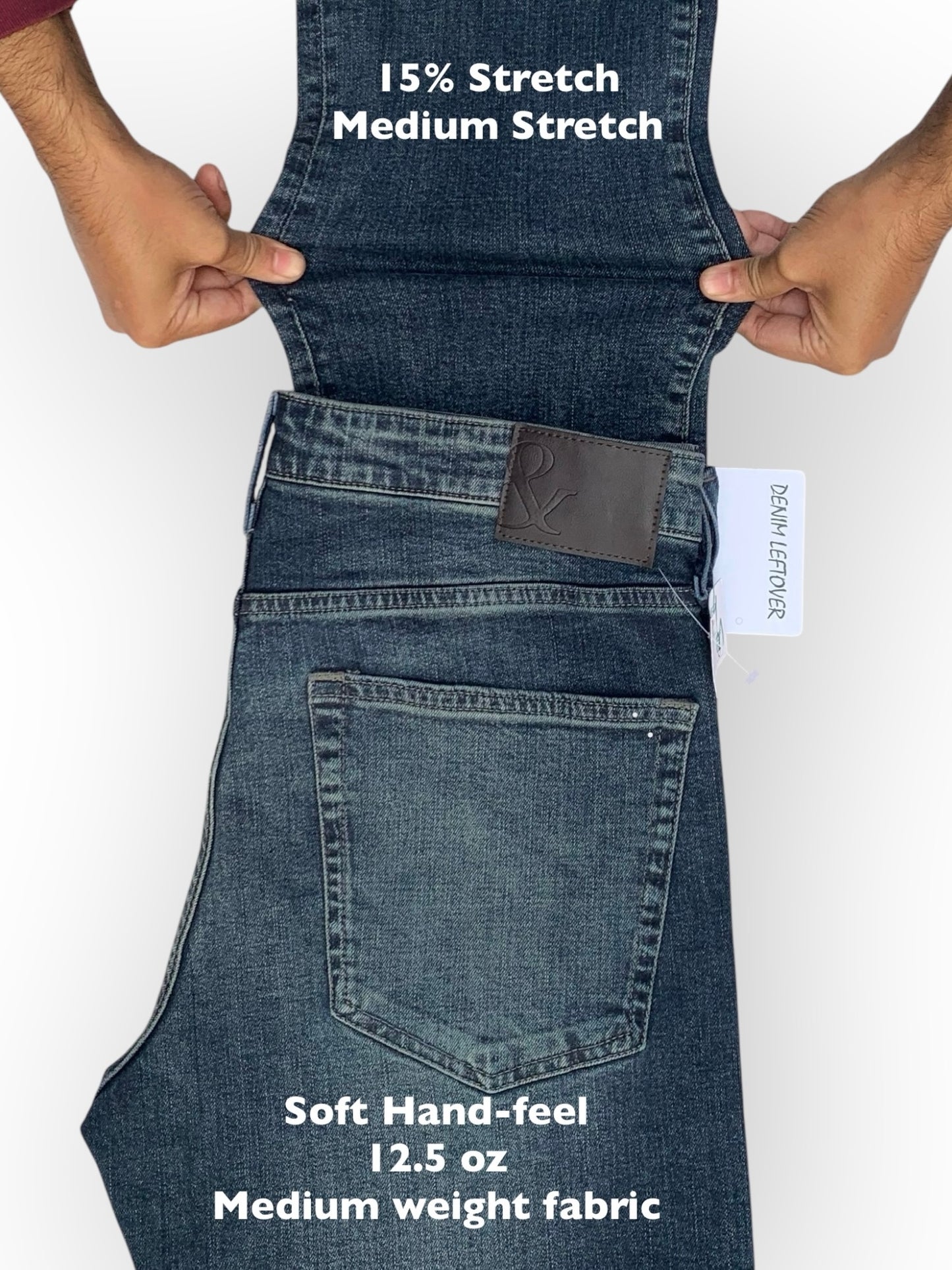 Men's Straight Fit Vintage Medium Blue Jean DL4303 (Minor Fault)
