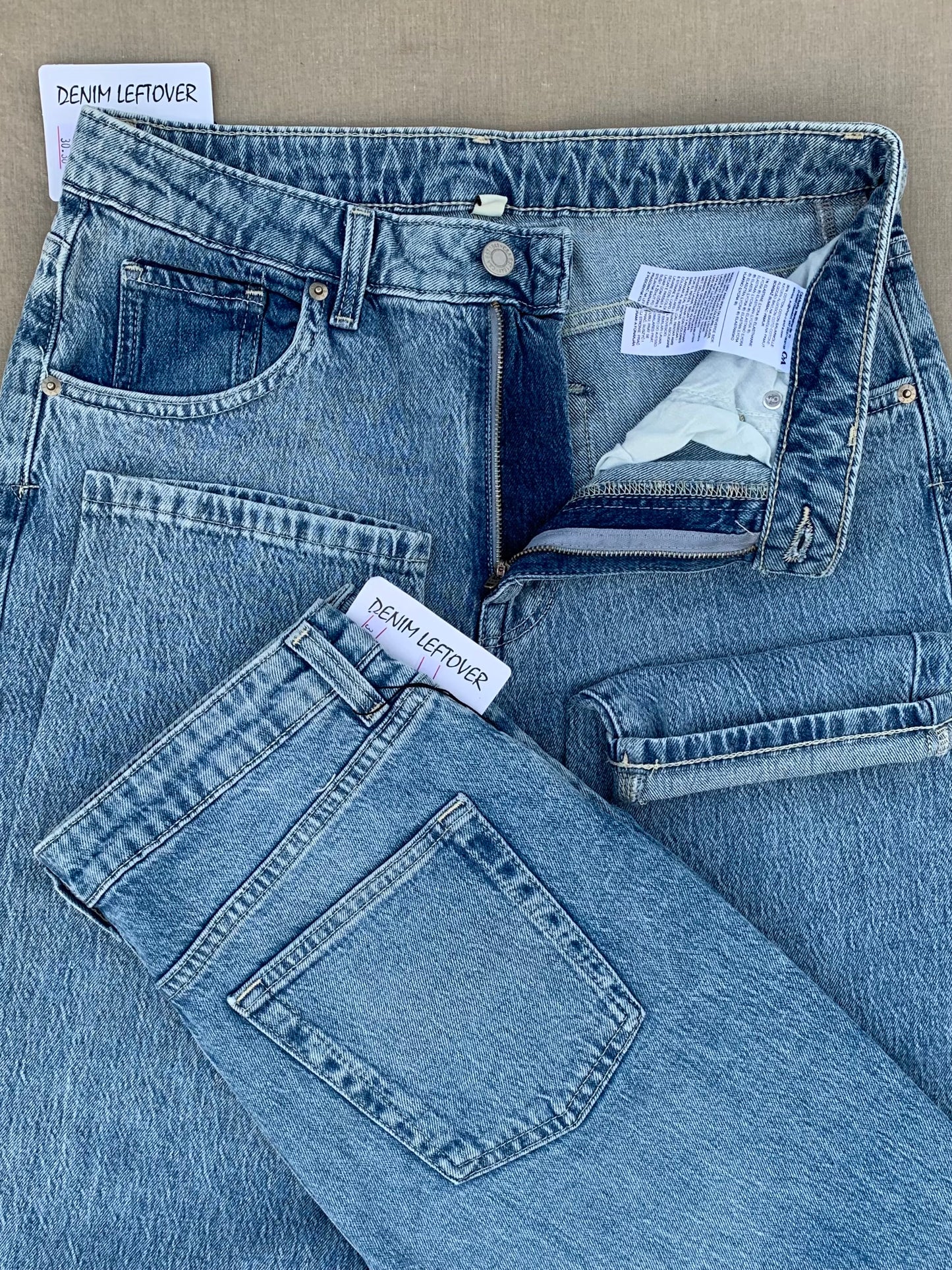 Women's Mom Fit Light Blue Jean DLW389