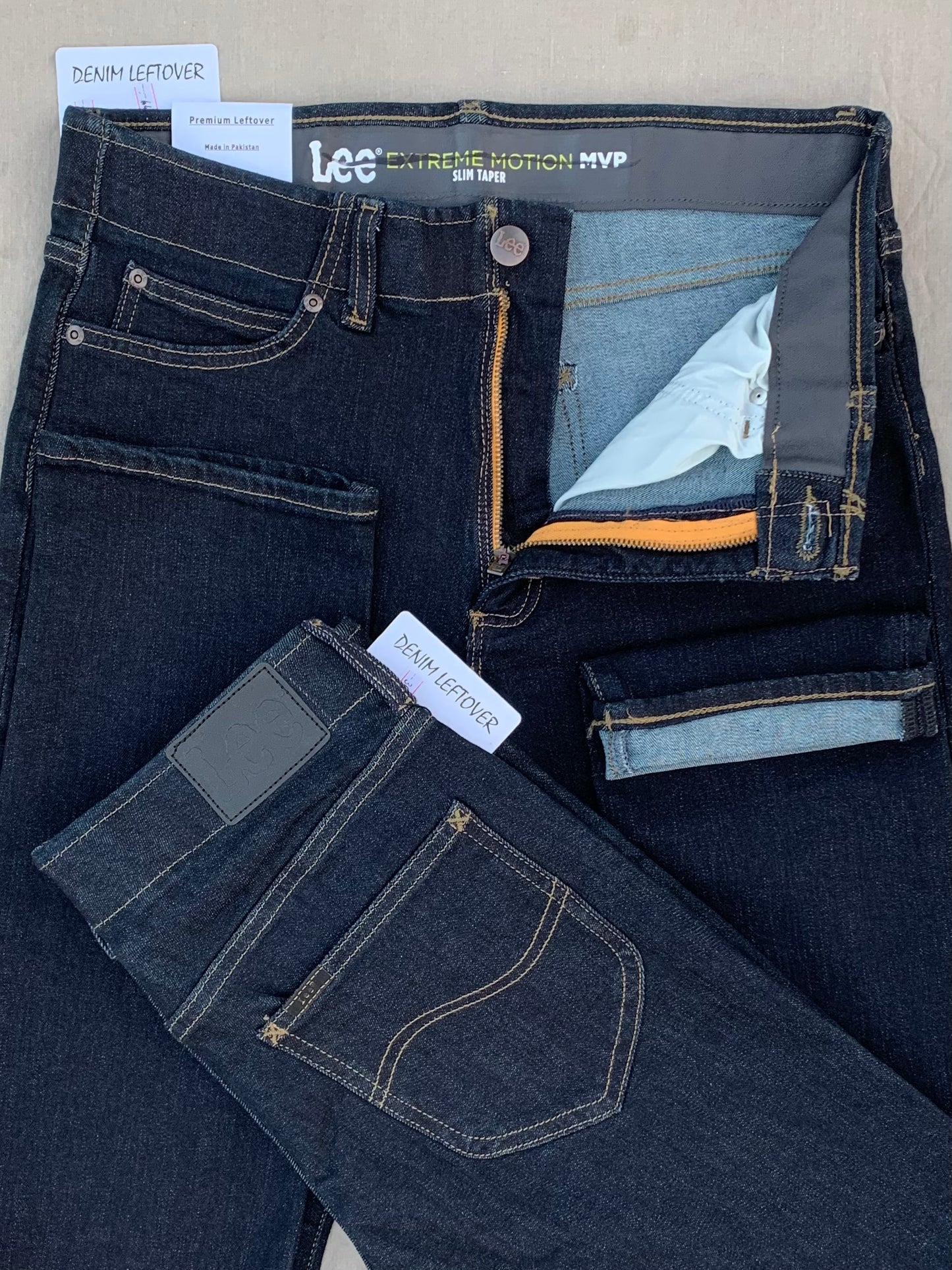 Men's Slim Taper Fit Dark Blue Jean DL4441