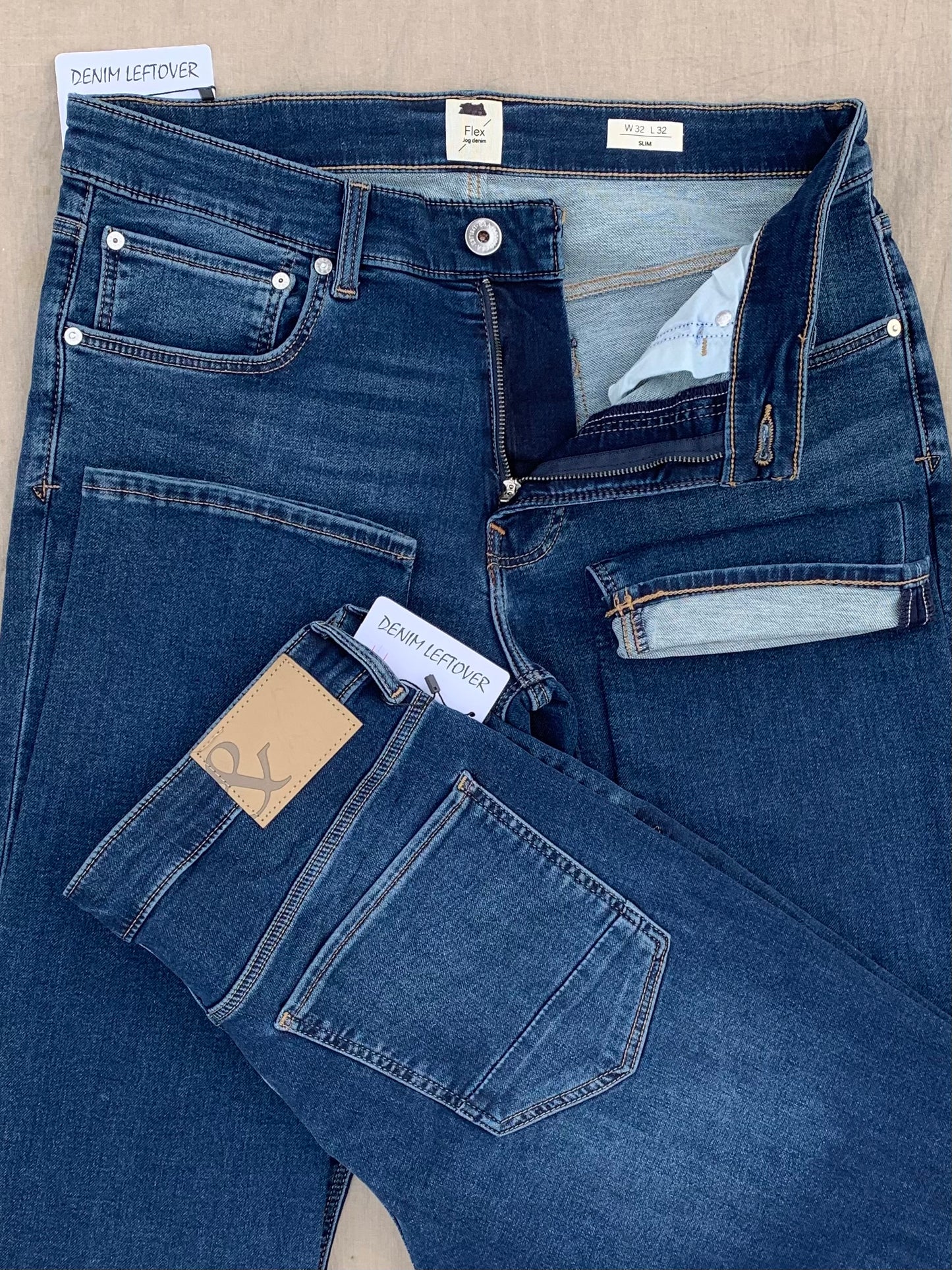 Men's Slim Fit Dark Blue Jean DL4424