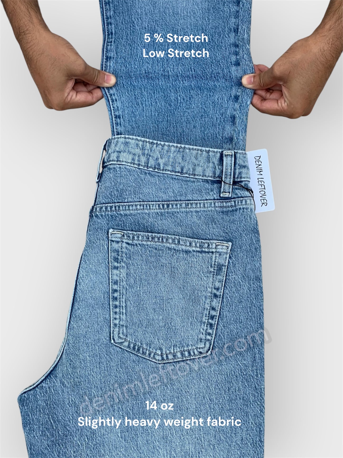 Women's Mom Fit Light Blue Jean DLW389