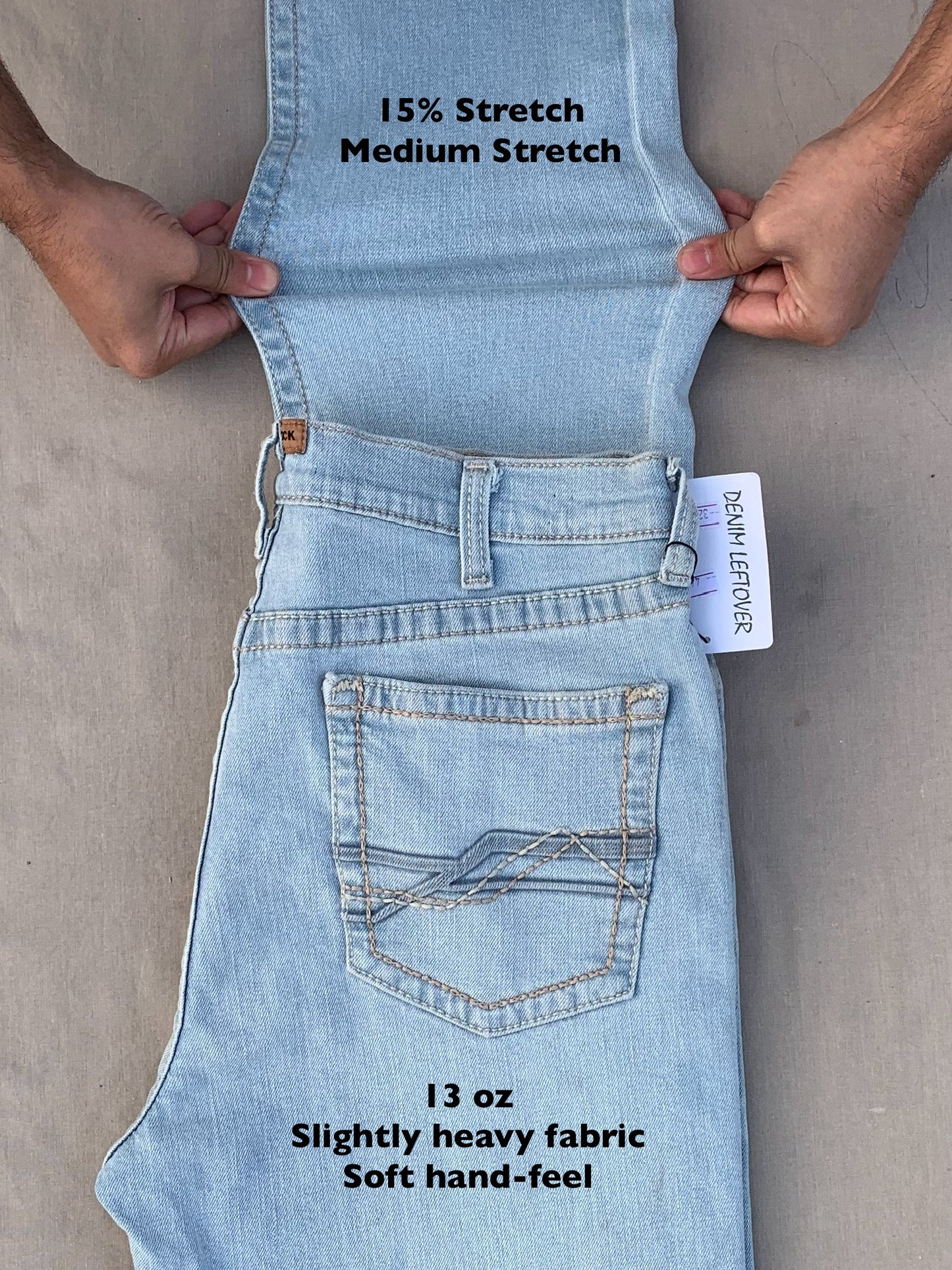 Men's Straight Fit Light Blue Jean Pant DL4428