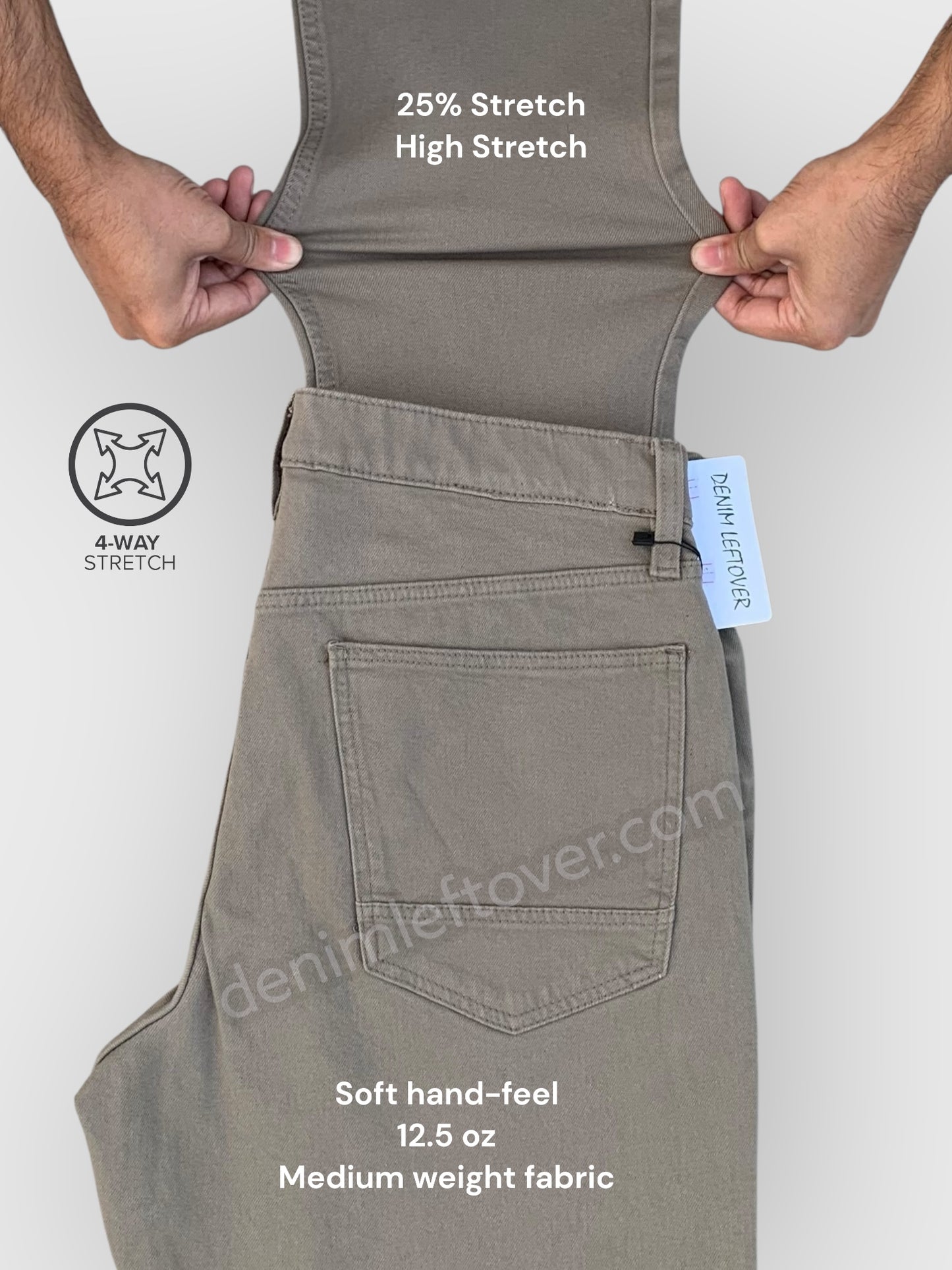 Men's Slim Fit Brown Jean DL4437