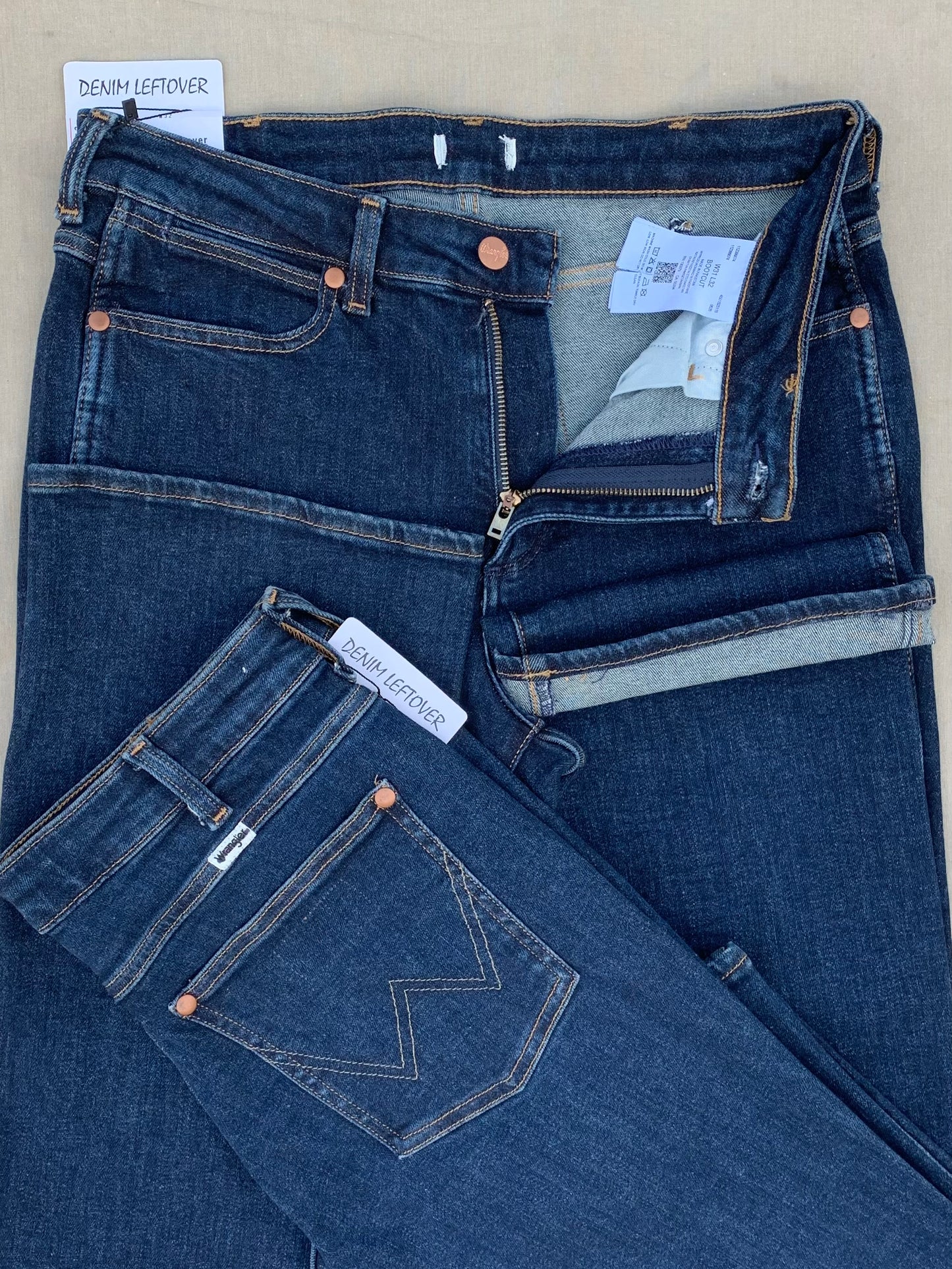 Women's Slim Bootcut Fit Dark Blue Jean DLW391