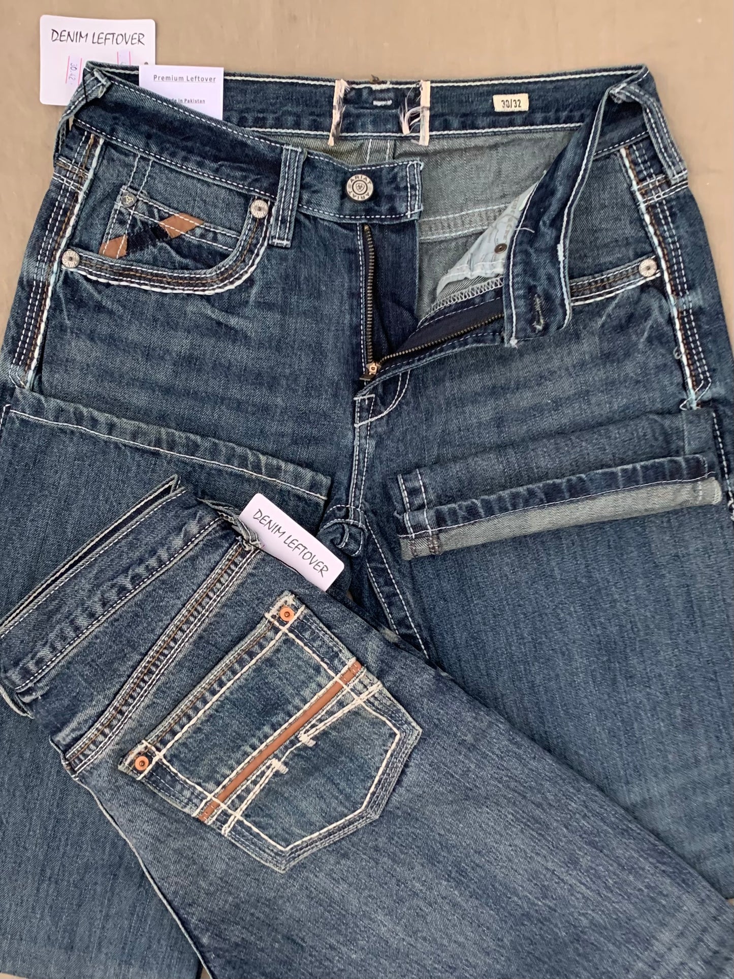 Men's Relaxed Bootcut Fit Tinted Blue Jean DL4456 (Non Stretch) (Minor Fault)