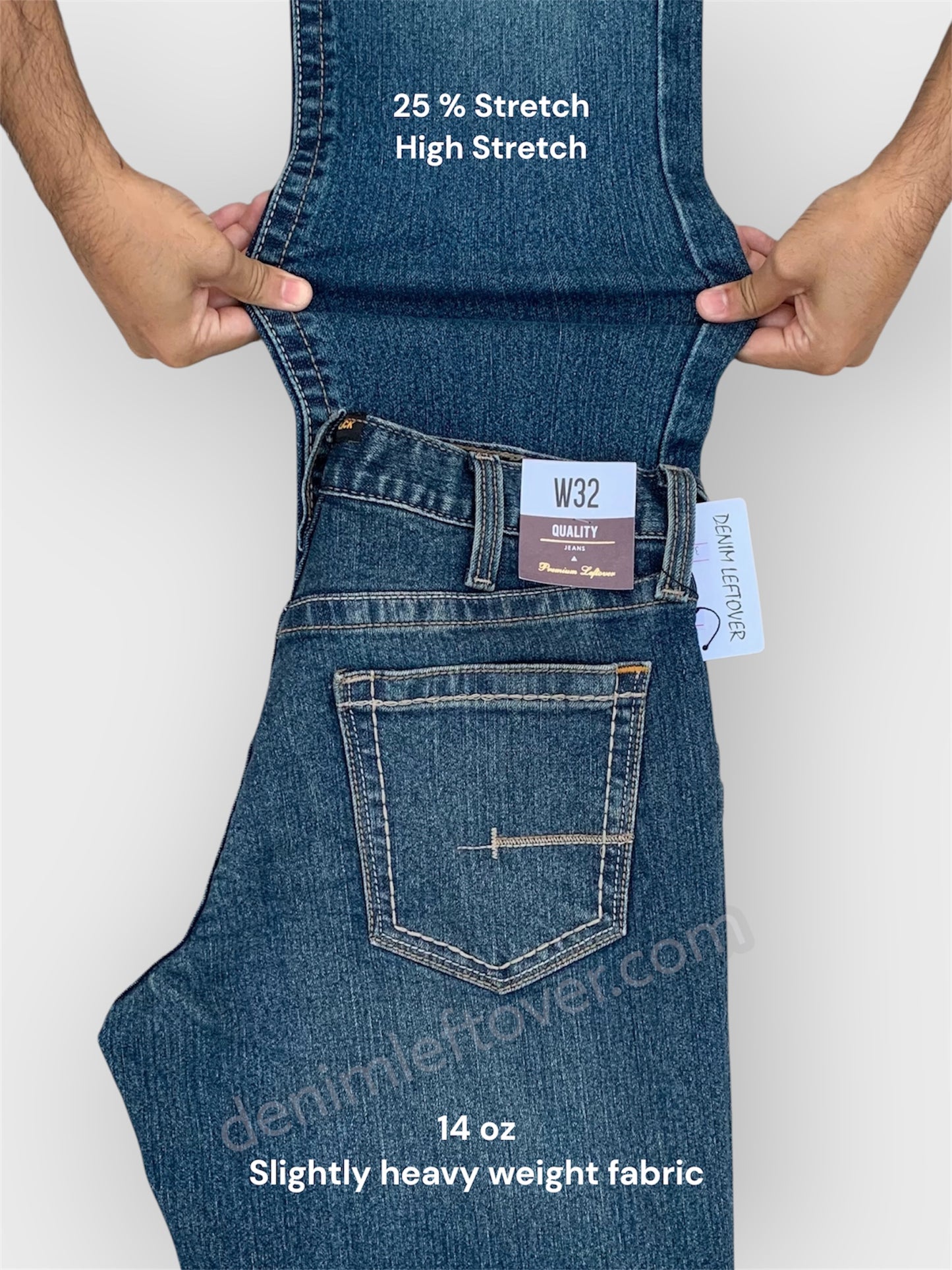 Men's Relaxed Bootcut Fit Tinted Blue Jean DL4465