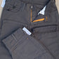 Men's Relaxed Fit Dark Grey Cotton Pant DL4426