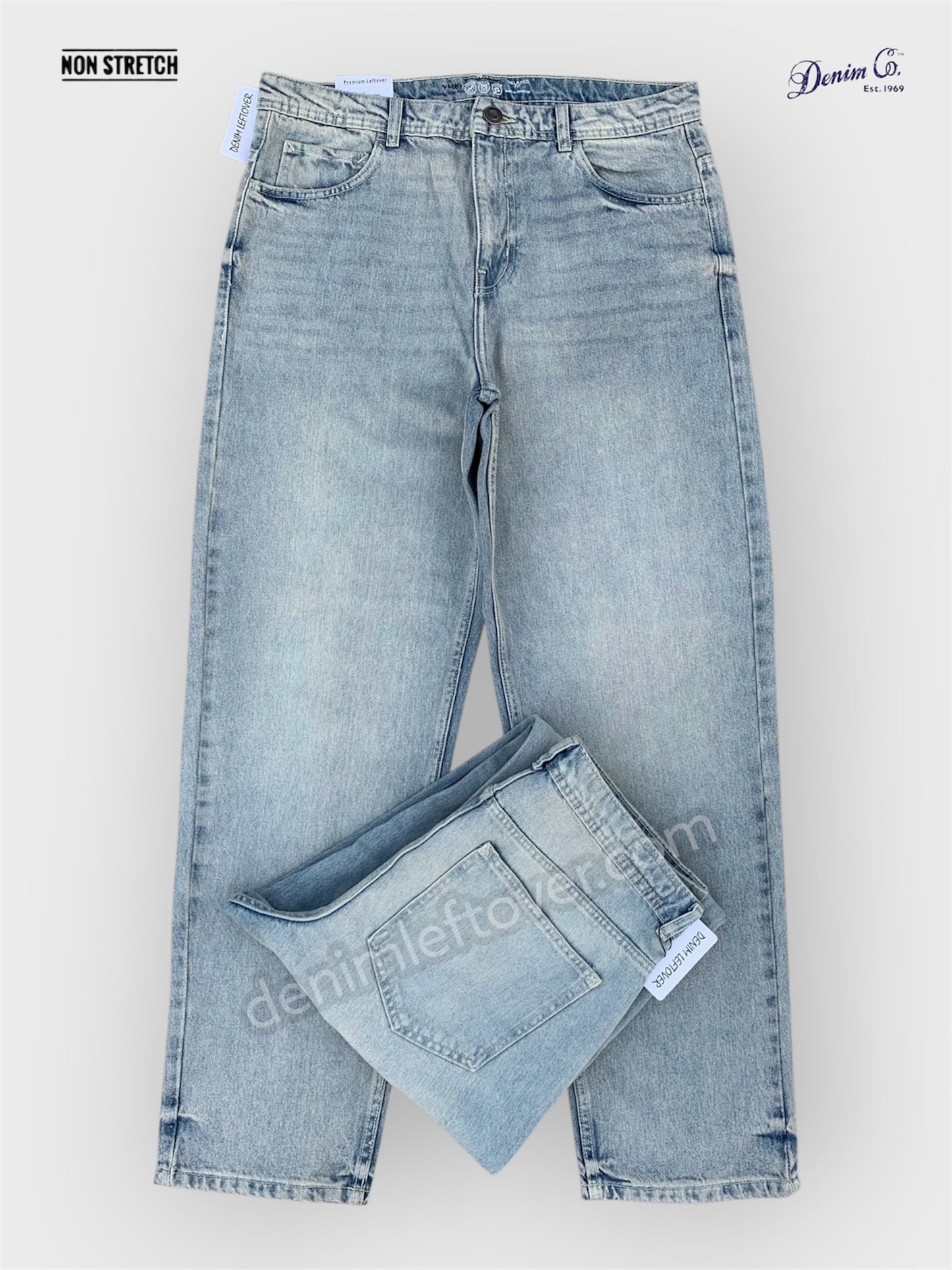 Men's Relaxed Fit Tinted Light Blue Jean DL4450 (Non Stretch) (Minor Fault)