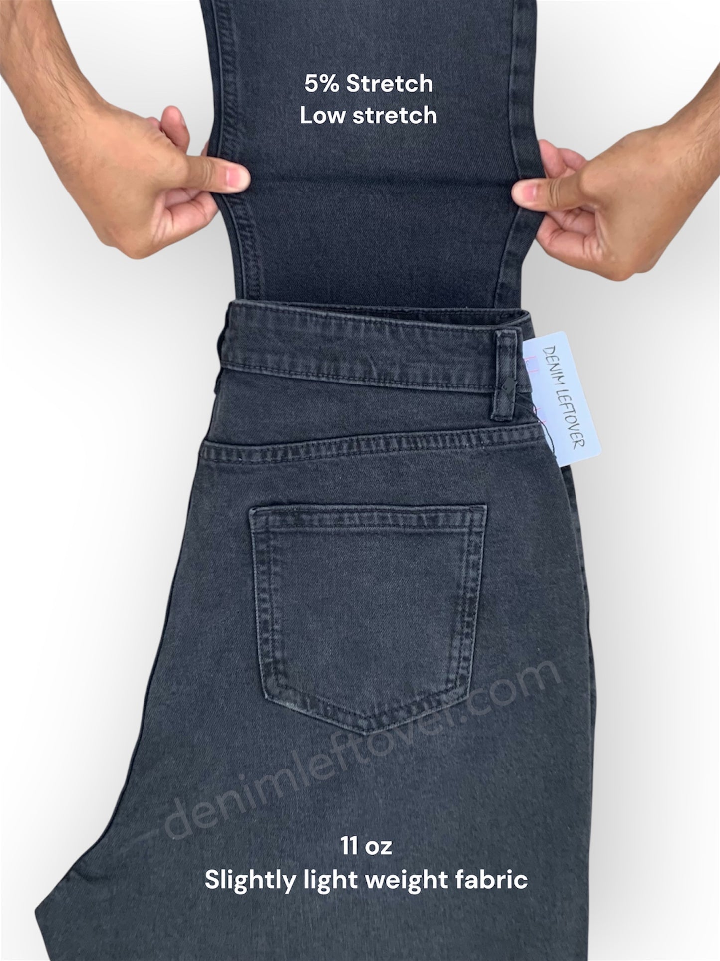 Women's Mom Fit Diamond Black Jean DLW385