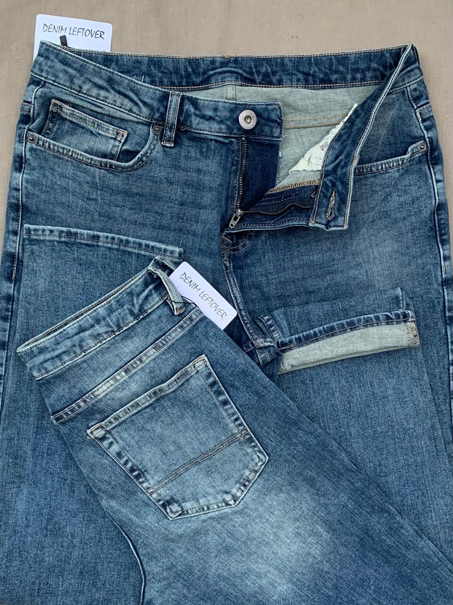 Men's Slim Fit Random Medium Blue Jean DL4473 (Minor Fault)