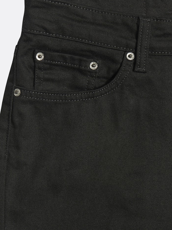 Men's Regular Fit Jet Black Jeans DL4088
