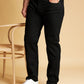 Men's Regular Fit Jet Black Jeans DL4088