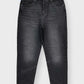 Women's Mom Fit Diamond Black Jean DLW399 (Minor Fault)