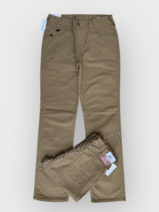 Men's Straight Fit Camel Color Cotton Jean DL4392