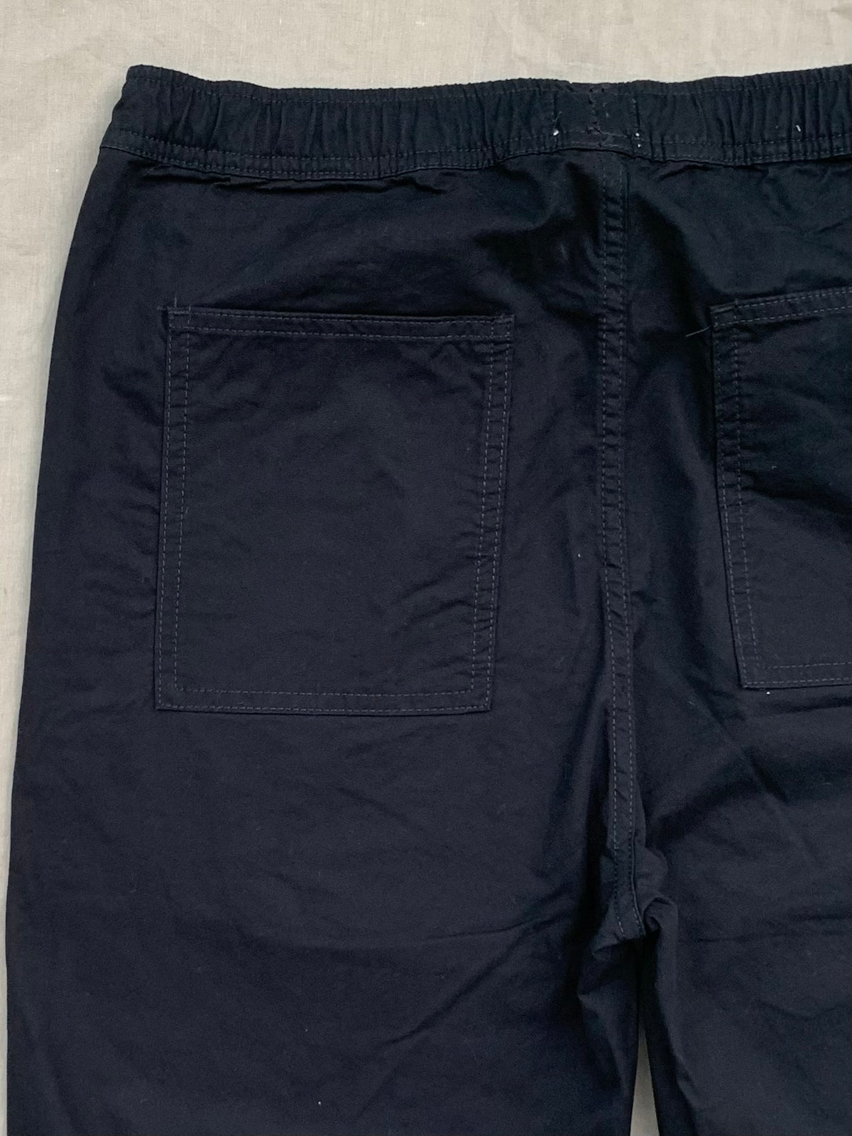 Men's Straight Fit Black Cotton Trouser DL4474 (Non-Stretch)