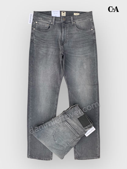 Men's Slim Fit Light Grey Jean DL4416