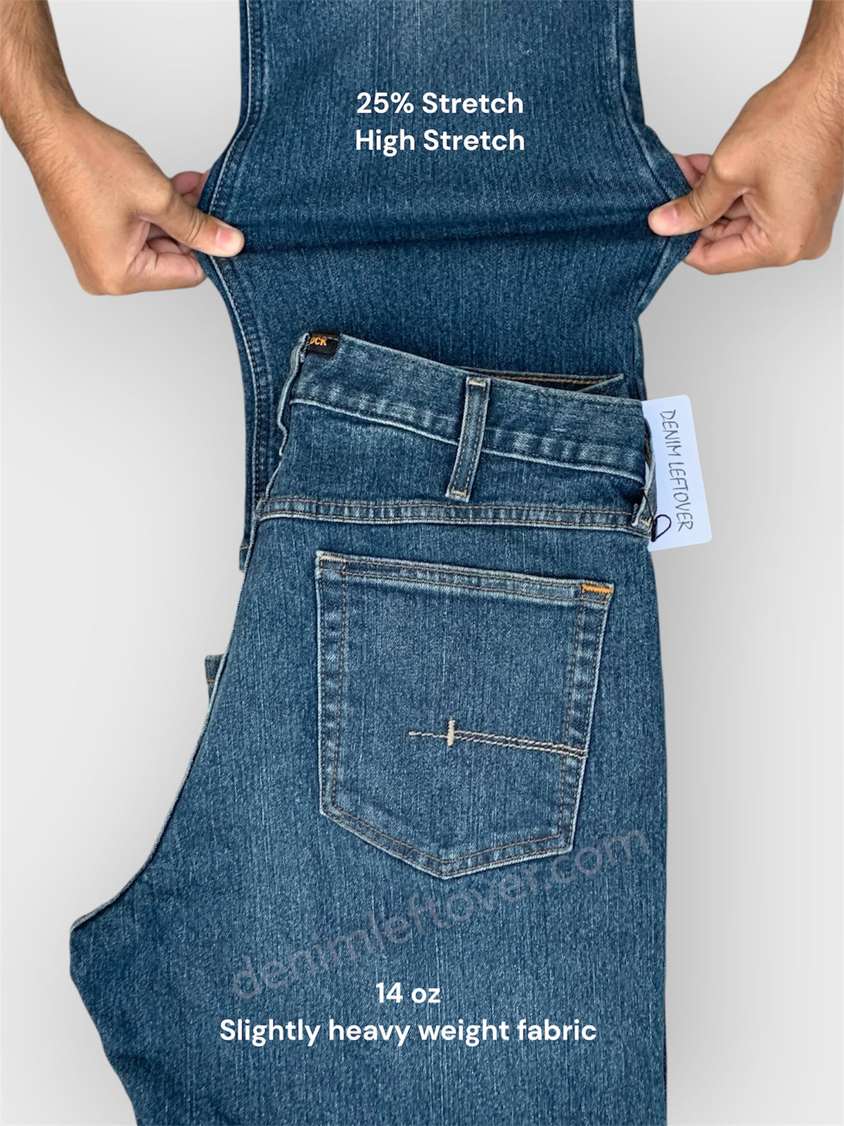 Men's Relaxed Bootcut Fit Tinted Blue Jean DL4487 (Minor Fault)