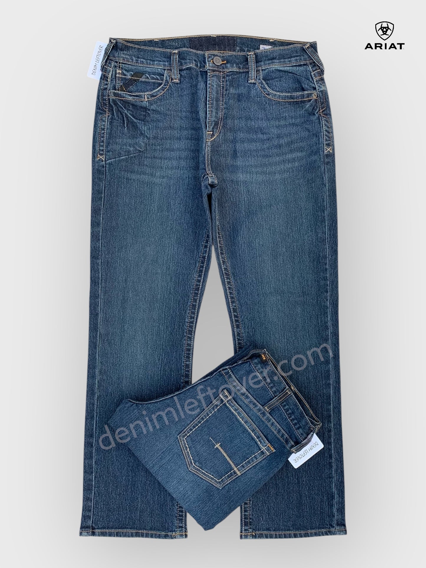 Men's Relaxed Bootcut Fit Dark Blue Jean DL4438