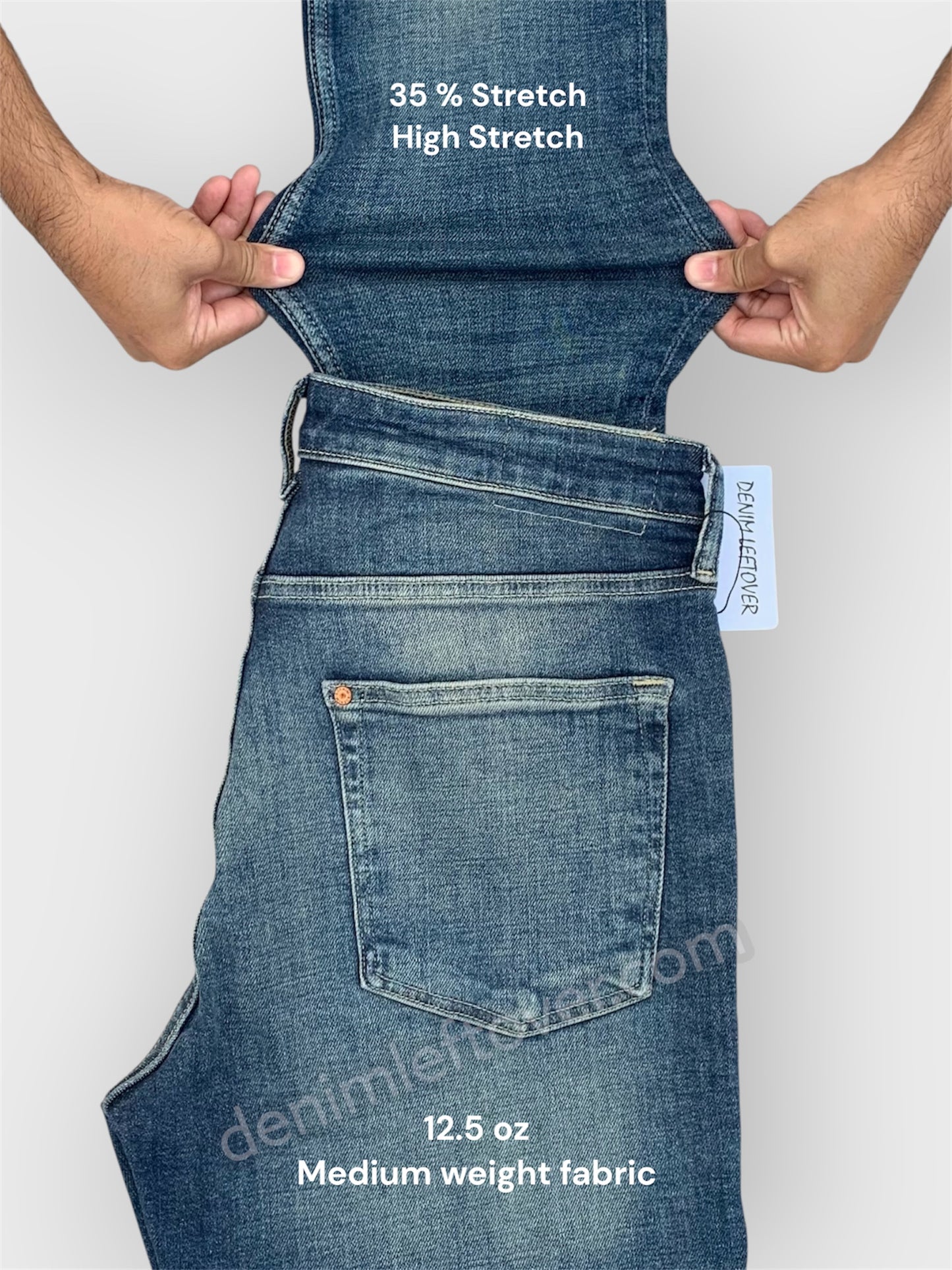 Men's Slim Fit Tinted Blue Denim Jean DL4464